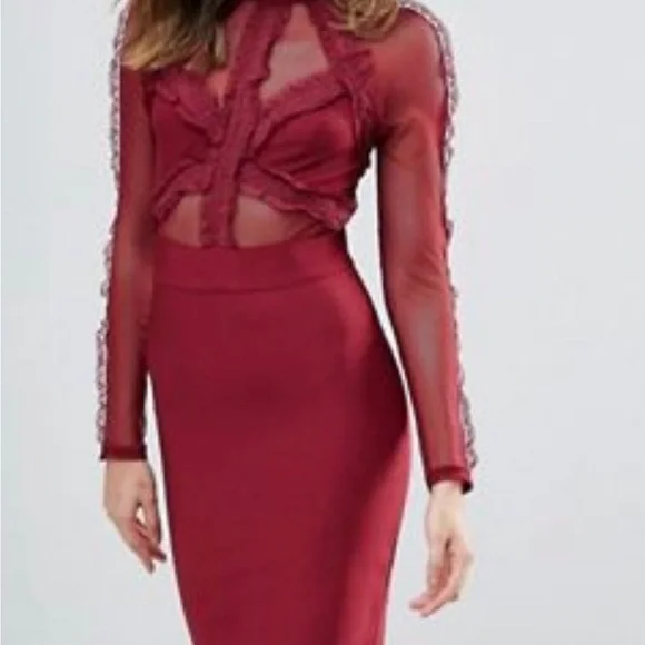 WOW couture | Dresses | Asos Purchase Wow Couture Lace Bodycon Dress |  Poshmark